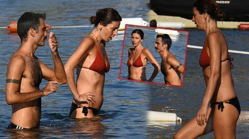 Seda Akman tatilde kafaları karıştırdı!