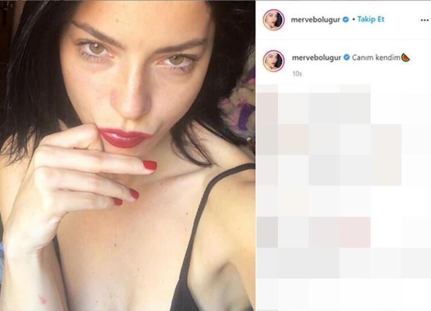 Merve Boluğur, 'Canım kendim' notuyla paylaştı