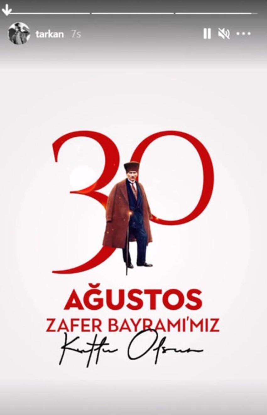 Ünlü isimlerden 30 Ağustos Zafer Bayramı paylaşımları