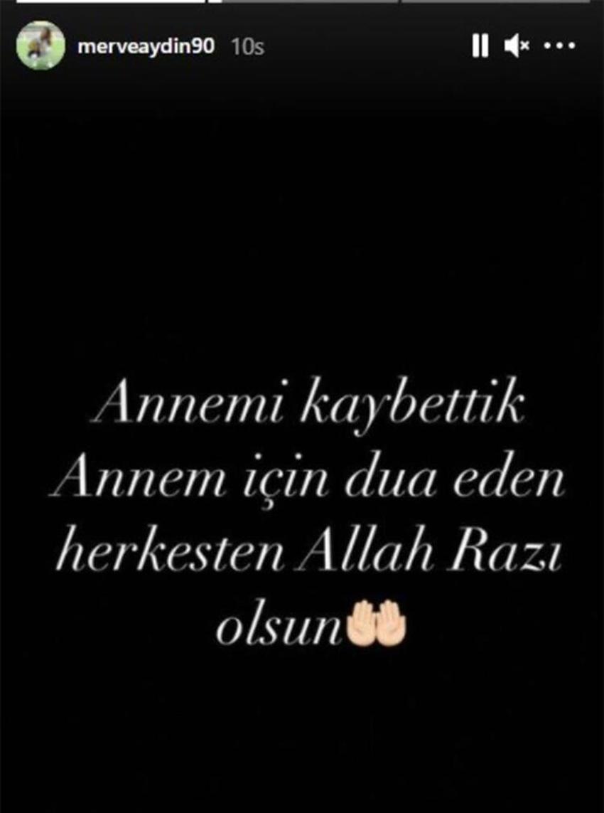 Survivor Merve Aydın'ın acı günü