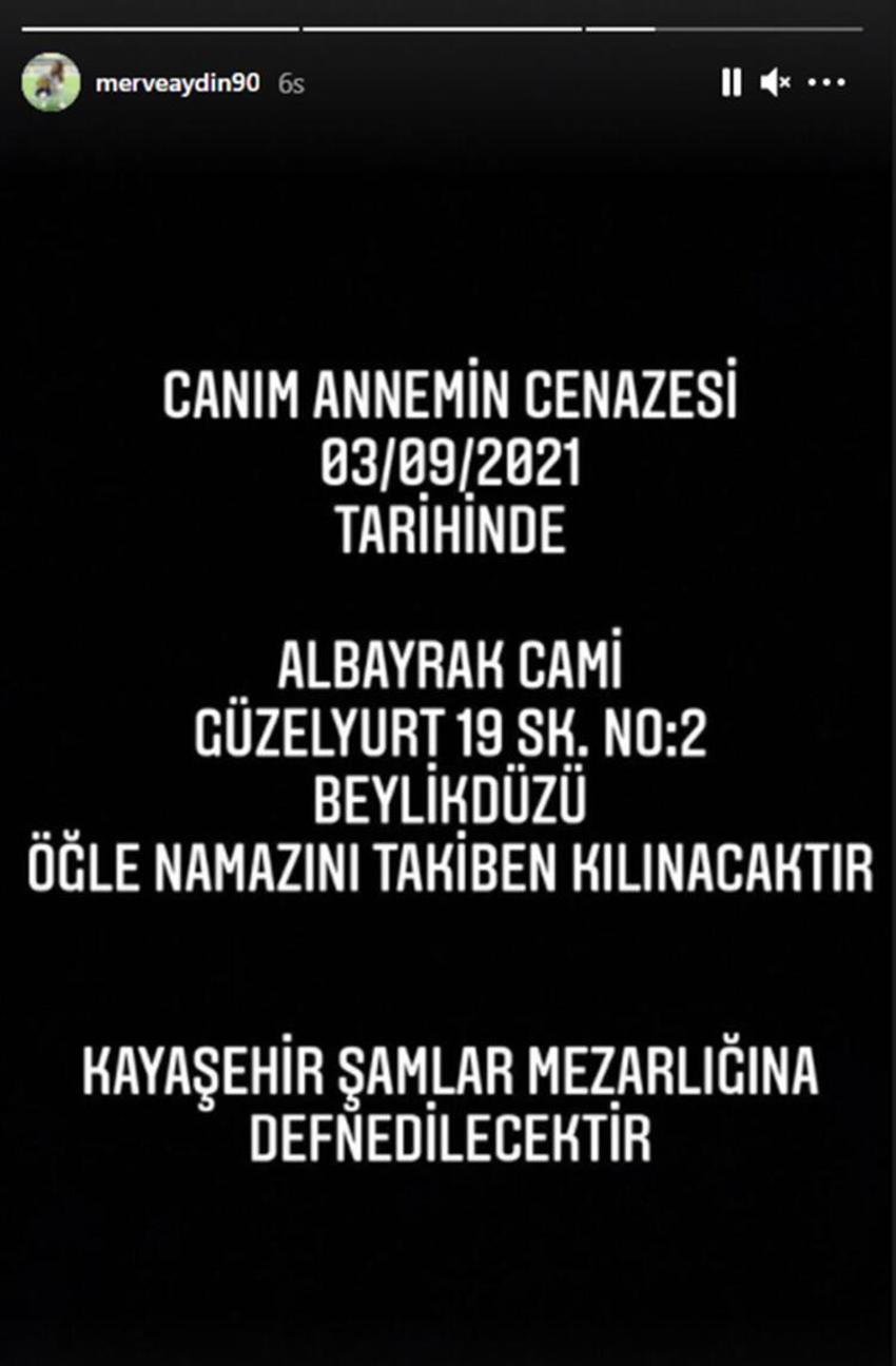 Survivor Merve Aydın'ın acı günü