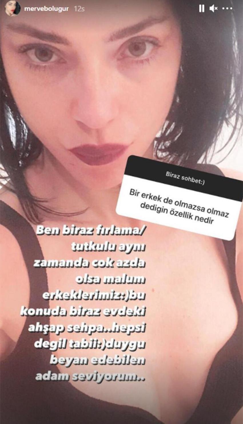 Merve Boluğur: Fırlama erkek seviyorum!