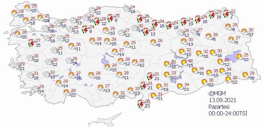 Meteoroloji'den son dakika uyarısı! Fena geliyor! Sıcaklıklar düşüyor! İl il uyarı geldi... Bugün itibarıyla...
