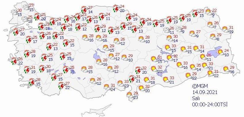 Meteoroloji'den son dakika uyarısı! Fena geliyor! Sıcaklıklar düşüyor! İl il uyarı geldi... Bugün itibarıyla...