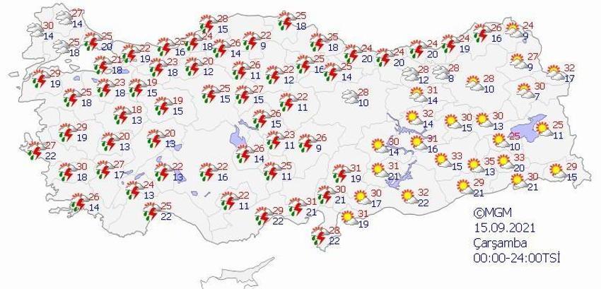 Meteoroloji'den son dakika uyarısı! Fena geliyor! Sıcaklıklar düşüyor! İl il uyarı geldi... Bugün itibarıyla...