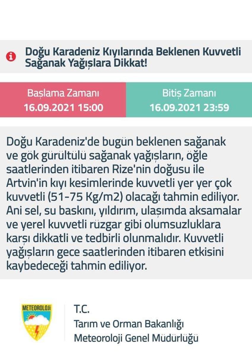 Meteoroloji alarm verdi! MGM'den son dakika kodlu uyarı, iller açıklandı, çok kuvvetli olacak