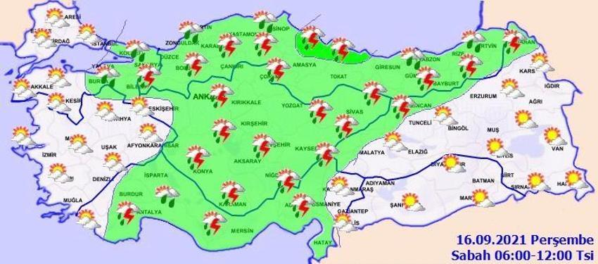 Meteoroloji alarm verdi! MGM'den son dakika kodlu uyarı, iller açıklandı, çok kuvvetli olacak
