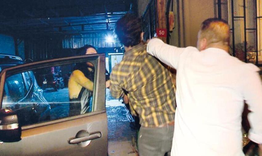 Şafak Pekdemir'in gecesi olaylı bitti! Sevgilisi muhabirlere saldırdı