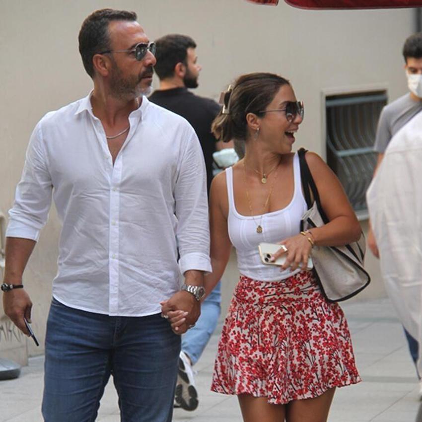 Nihan Akın ve Enis Tunay ilk kez el ele görüntülendi! 'Yakalandım'