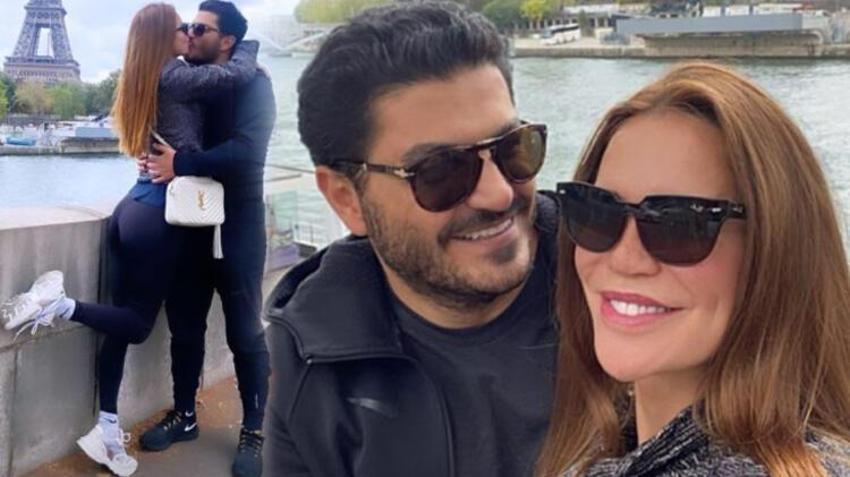 Ebru Şallı ve Uğur Akkuş aşka geldi! Paris'te...