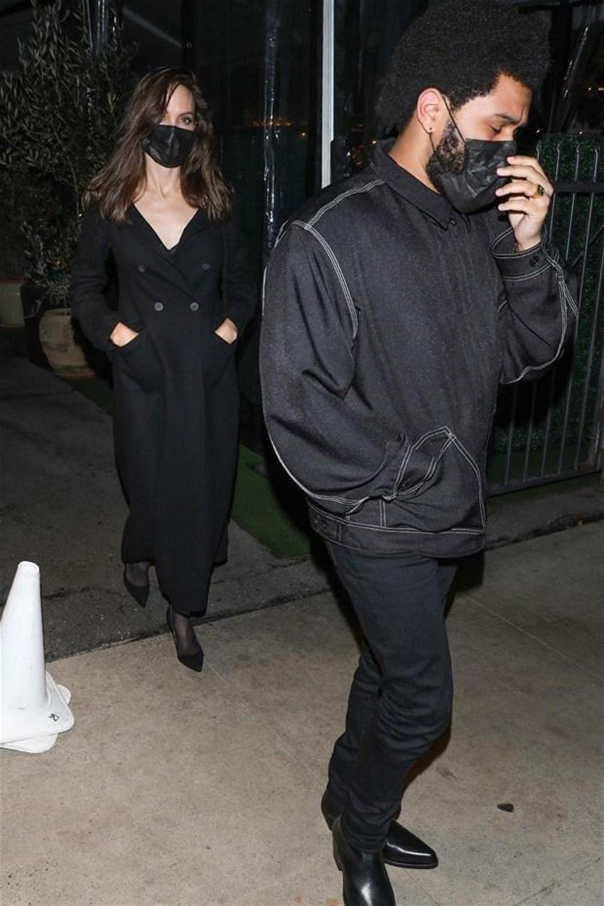 Angelina Jolie ile The Weeknd akşam yemeğinde!