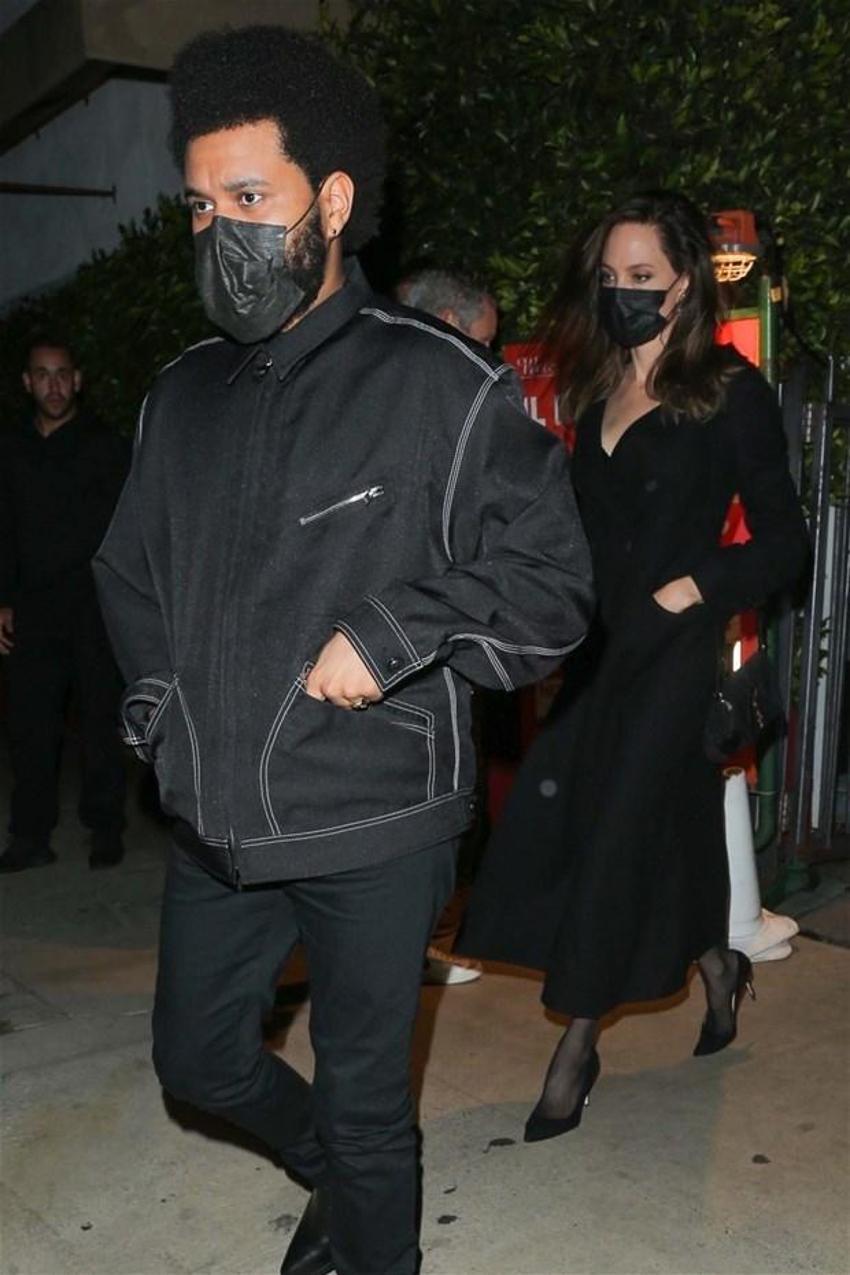 Angelina Jolie ile The Weeknd akşam yemeğinde!
