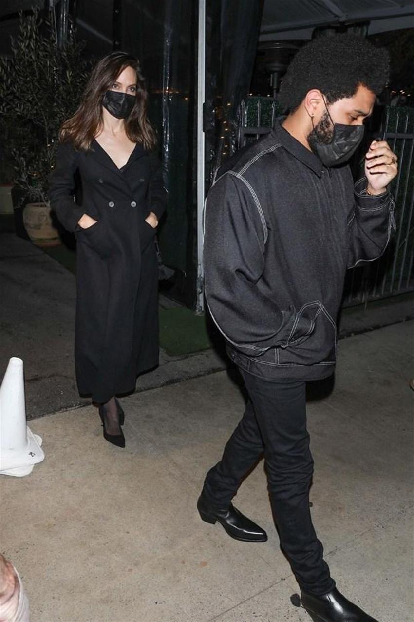 Angelina Jolie ile The Weeknd akşam yemeğinde!