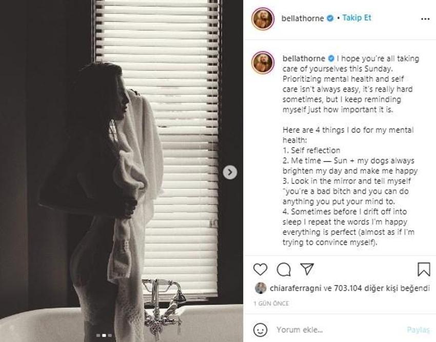 Bella Thorne sosyal medyayı sallıyor!