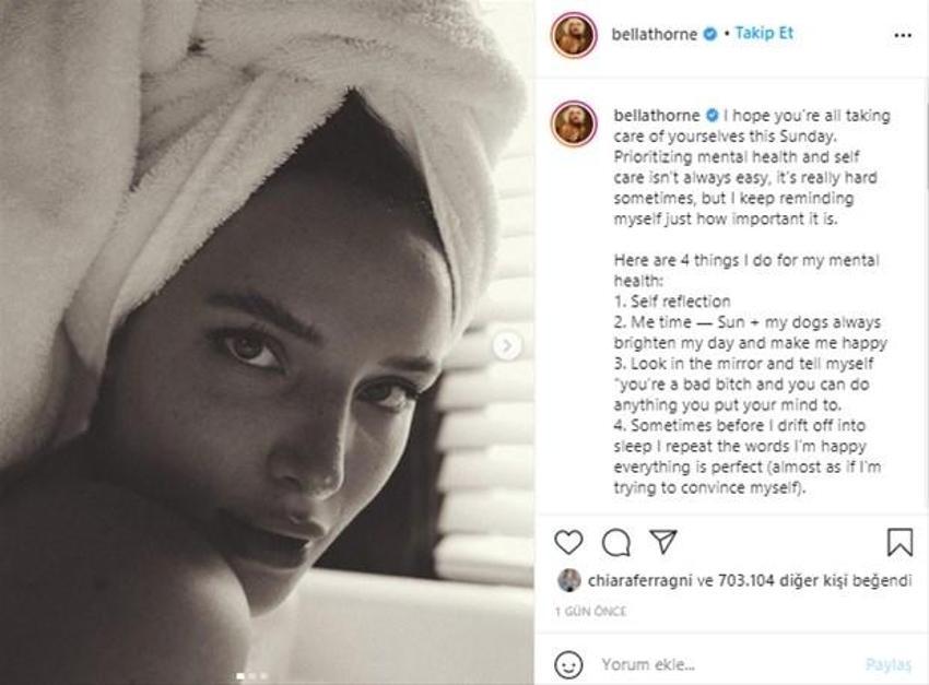 Bella Thorne sosyal medyayı sallıyor!