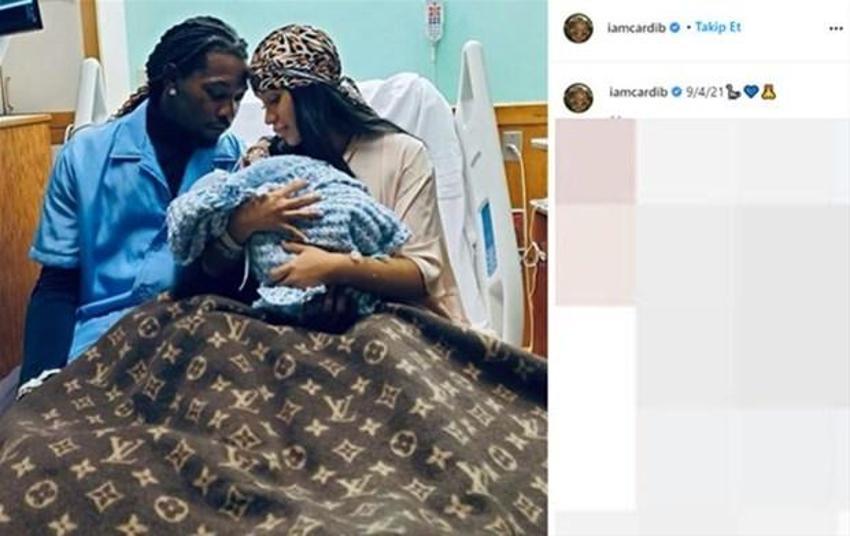 Cardi B'den güzel haber! İkinci çocuğunu dünyaya getirdi...