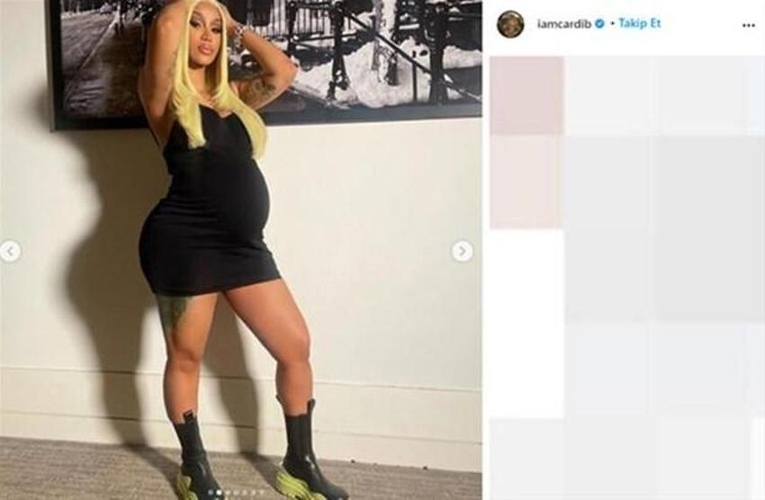 Cardi B'den güzel haber! İkinci çocuğunu dünyaya getirdi...