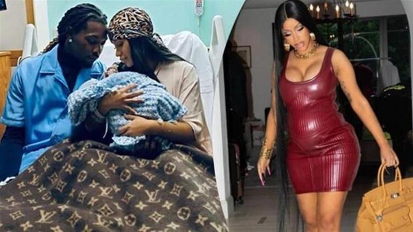 Cardi B'den güzel haber! İkinci çocuğunu dünyaya getirdi...