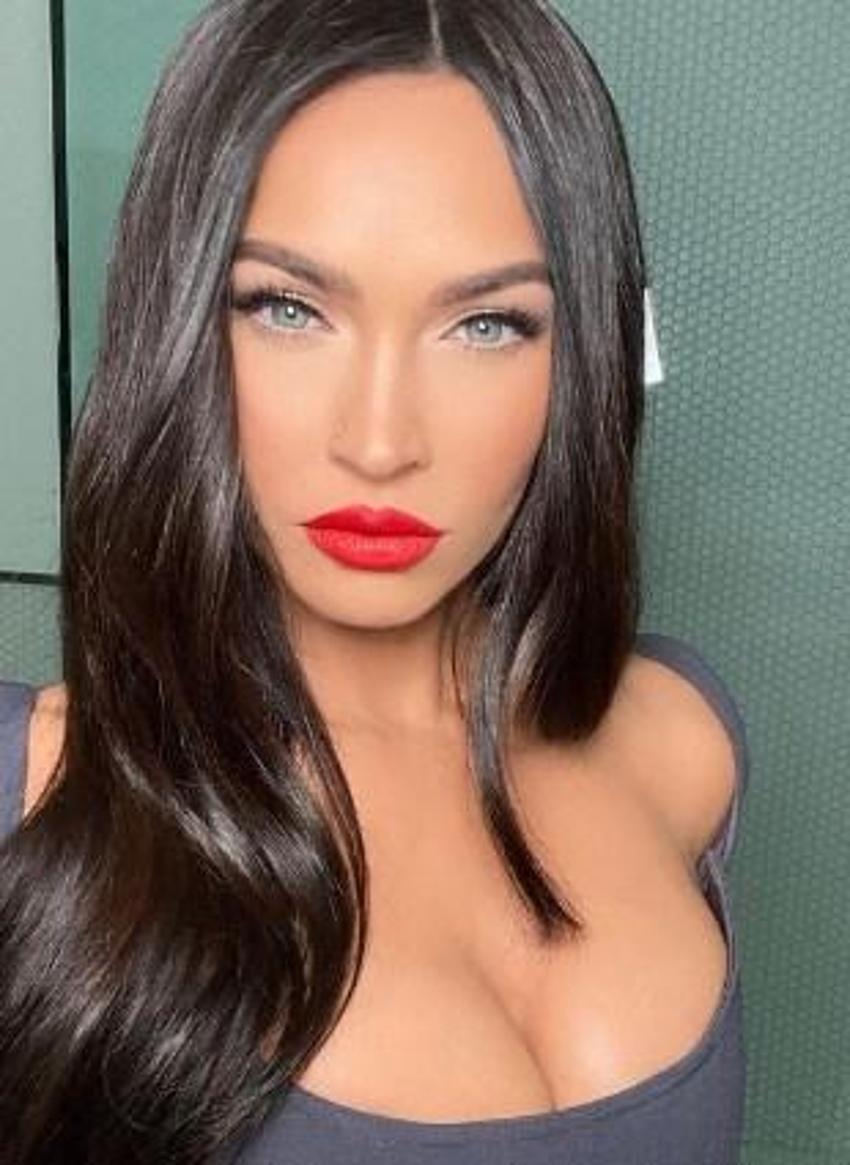Megan Fox markete dekolteli bluzüyle gitti! Sevgilisi...