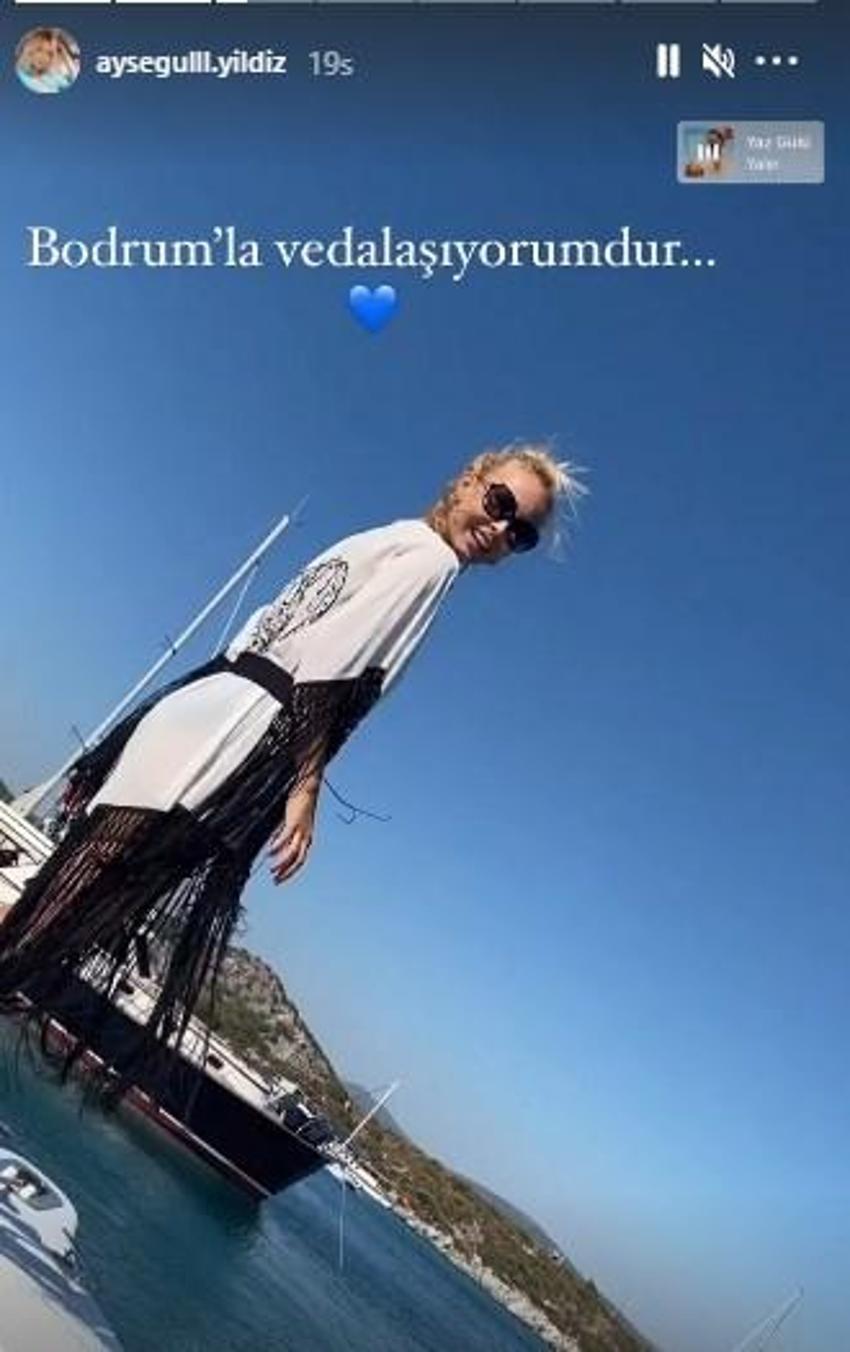Ayşegül Yıldız yaza böyle veda etti!