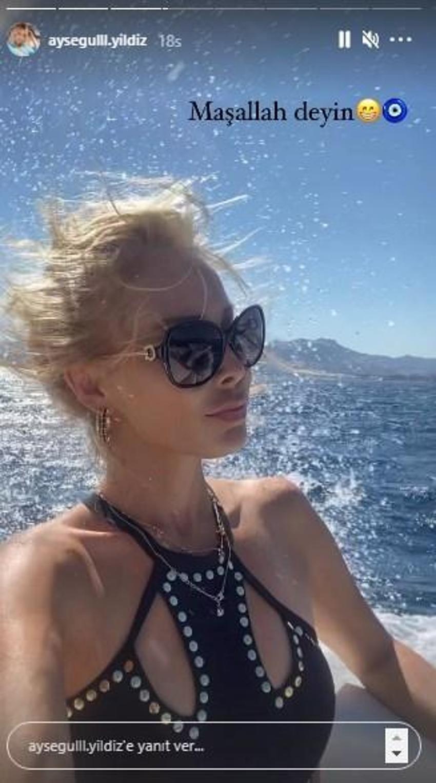 Ayşegül Yıldız yaza böyle veda etti!