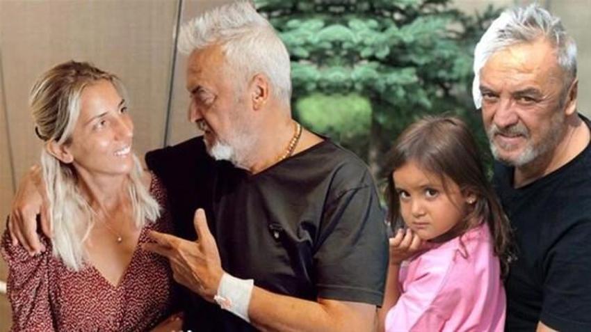 Sağlığına kavuşan Mesut Akusta kızıyla poz verdi!