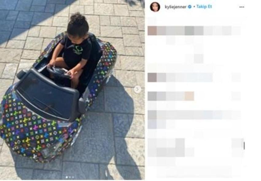 Kylie Jenner ve Travis Scott kızları Stormi'nin hayalini gerçekleştirdi!