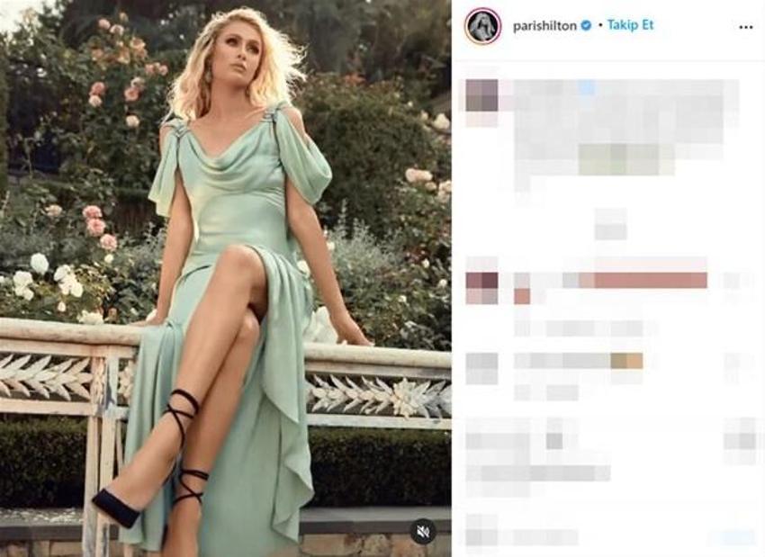 Paris Hilton’un üstsüz pozları sosyal medyayı yaktı geçti!
