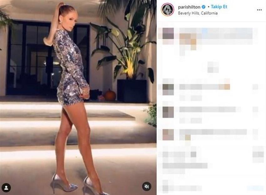 Paris Hilton’un üstsüz pozları sosyal medyayı yaktı geçti!