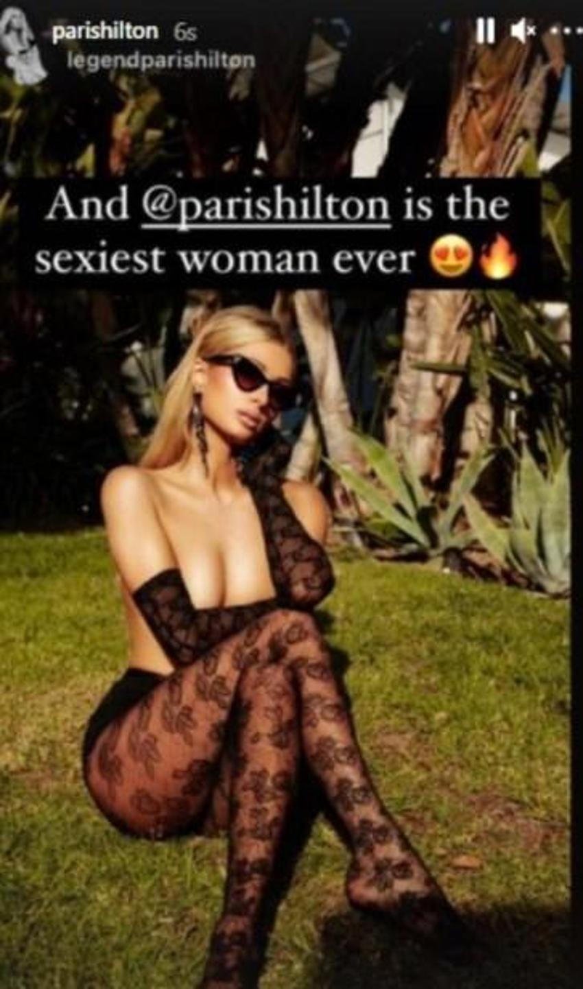 Paris Hilton’un üstsüz pozları sosyal medyayı yaktı geçti!