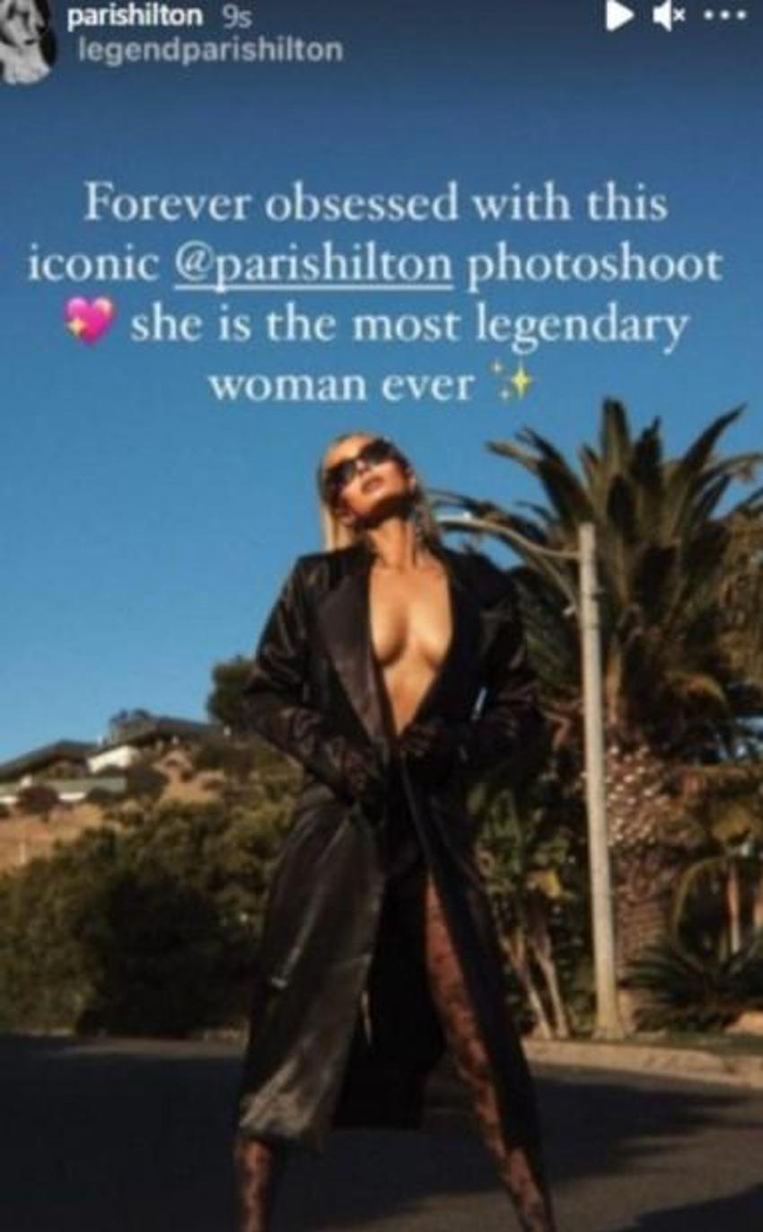 Paris Hilton’un üstsüz pozları sosyal medyayı yaktı geçti!