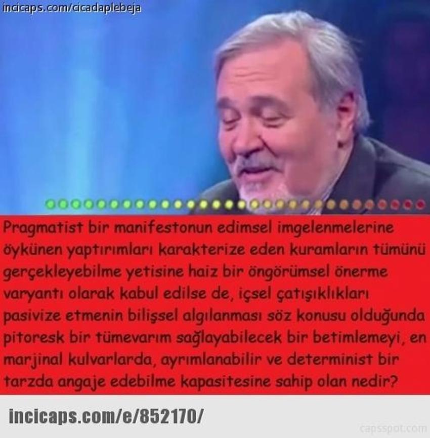 İlber Ortaylı´nın efsane caps´leri
