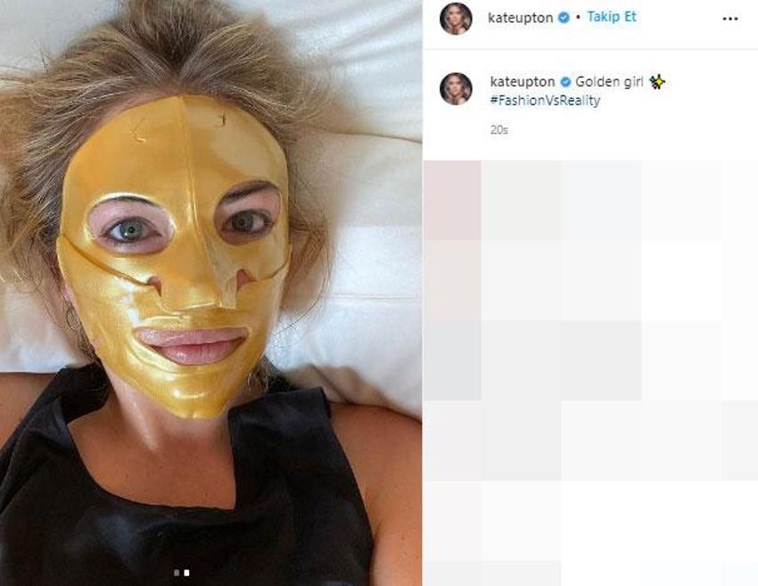 Kate Upton'ın seksi pozuna beğeni yağdı