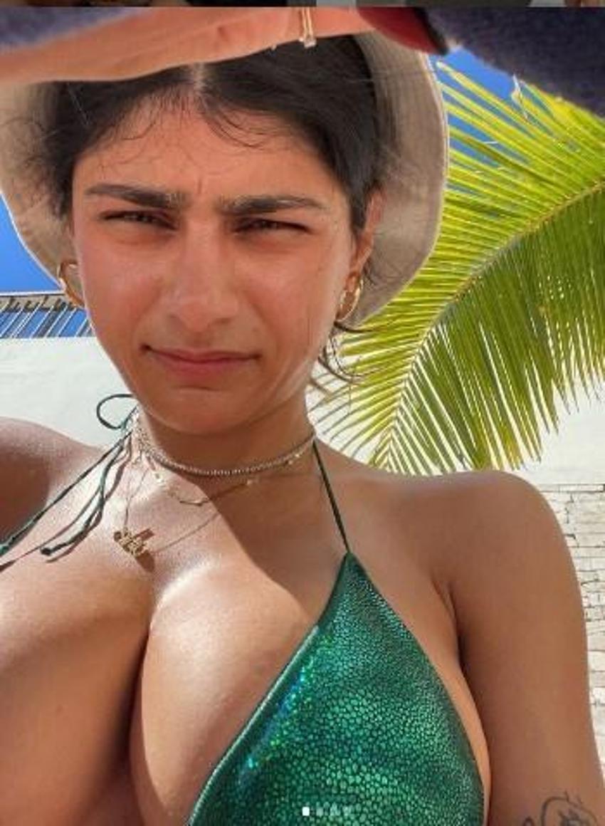 Mia Khalifa'nın tatil fotoğrafları Instagram’ı salladı!