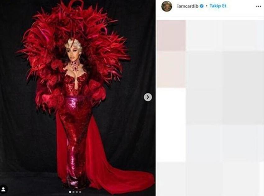 Cardi B'nin doğum gününe ünlü akını!