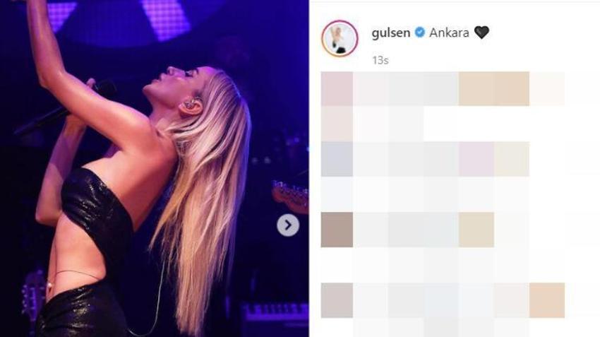 Gülşen'in yeni sahne kıyafeti olay oldu! Dakikalar içinde sildi