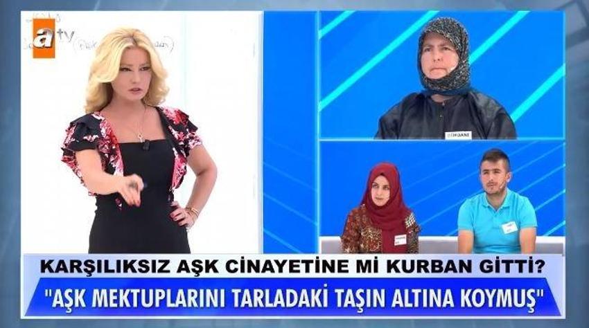 Müge Anlı mektubu okuyunca şaşkına döndü! 'Seksi Dürdane, koca ineğim, tavşanım...'