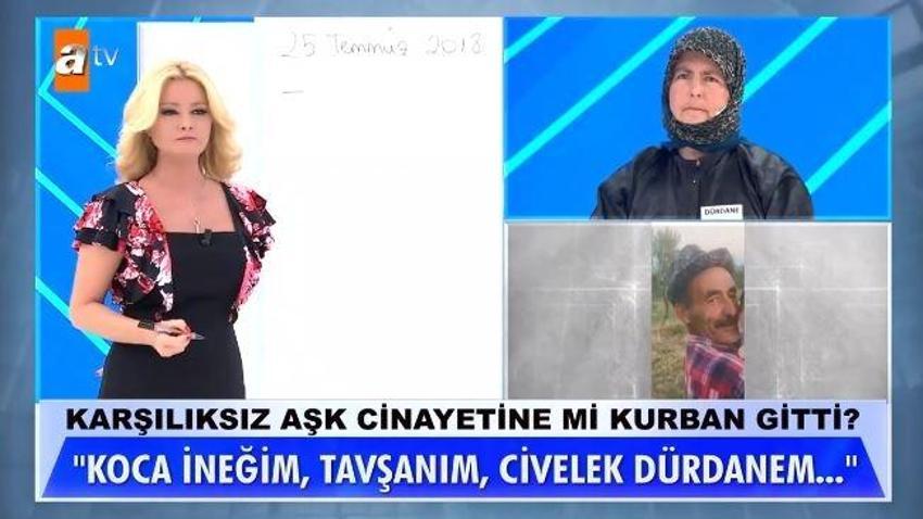Müge Anlı mektubu okuyunca şaşkına döndü! 'Seksi Dürdane, koca ineğim, tavşanım...'