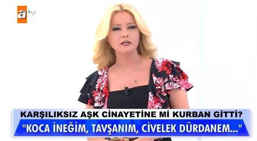 Müge Anlı mektubu okuyunca şaşkına döndü! 'Seksi Dürdane, koca ineğim, tavşanım...'