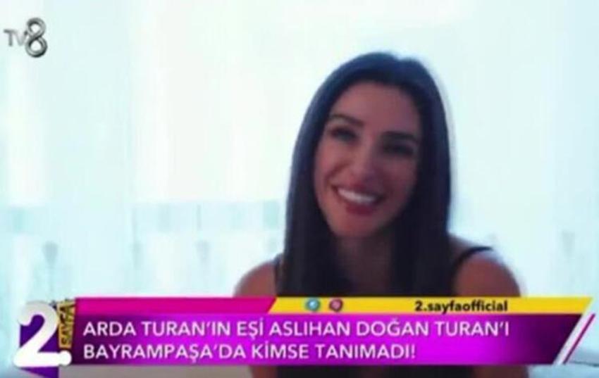 Arda Turan'ın eşi Aslıhan Doğan kendisini tanıyan olmayınca şok oldu