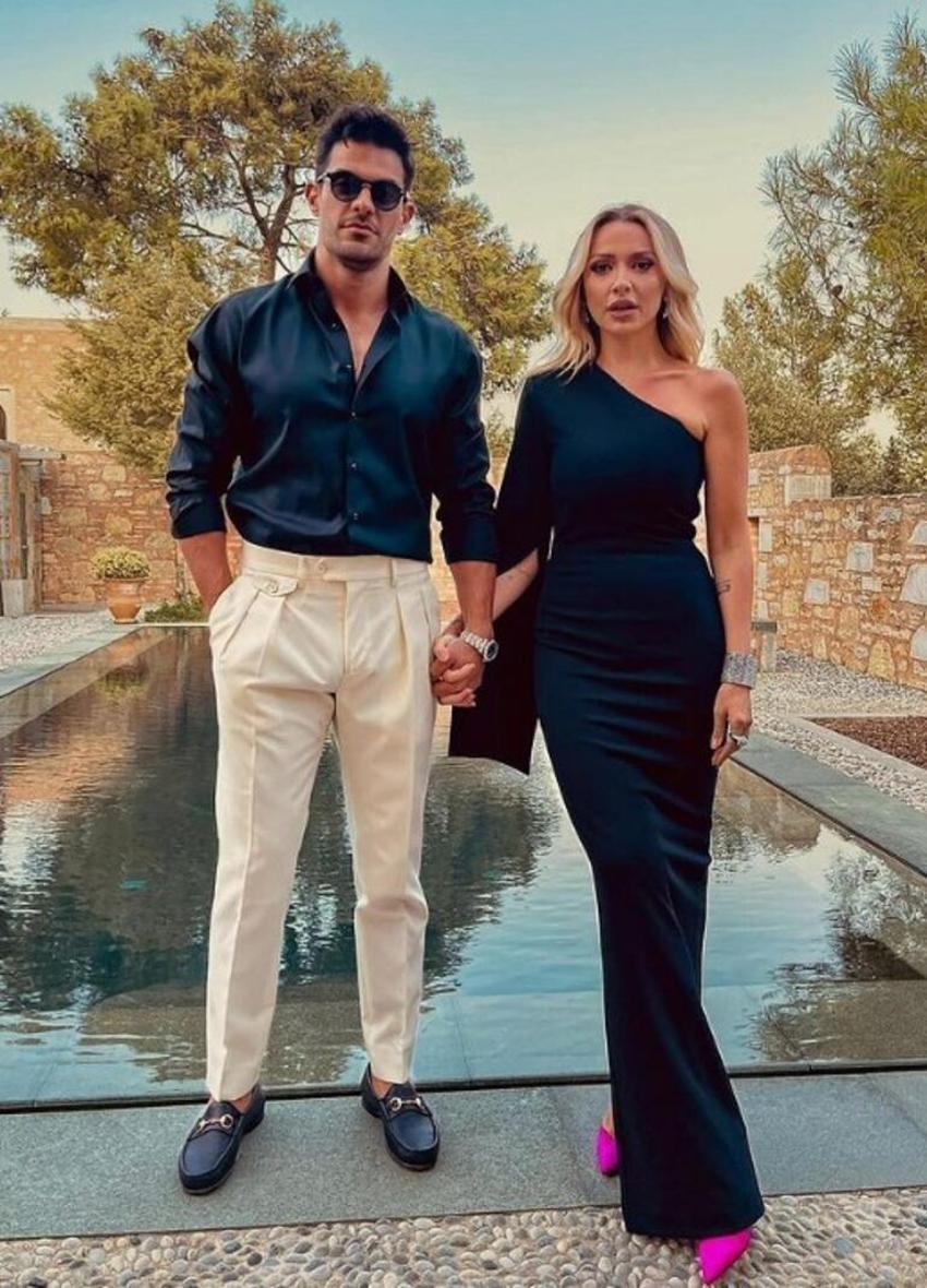 Hadise'ye sevgilisi Mehmet Dinçerler'den aşk dolu kutlama!