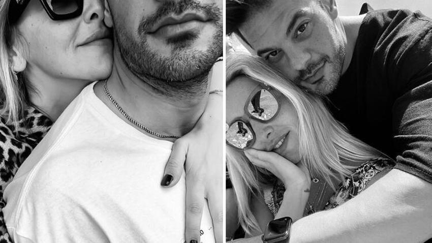 Hadise'ye sevgilisi Mehmet Dinçerler'den aşk dolu kutlama!