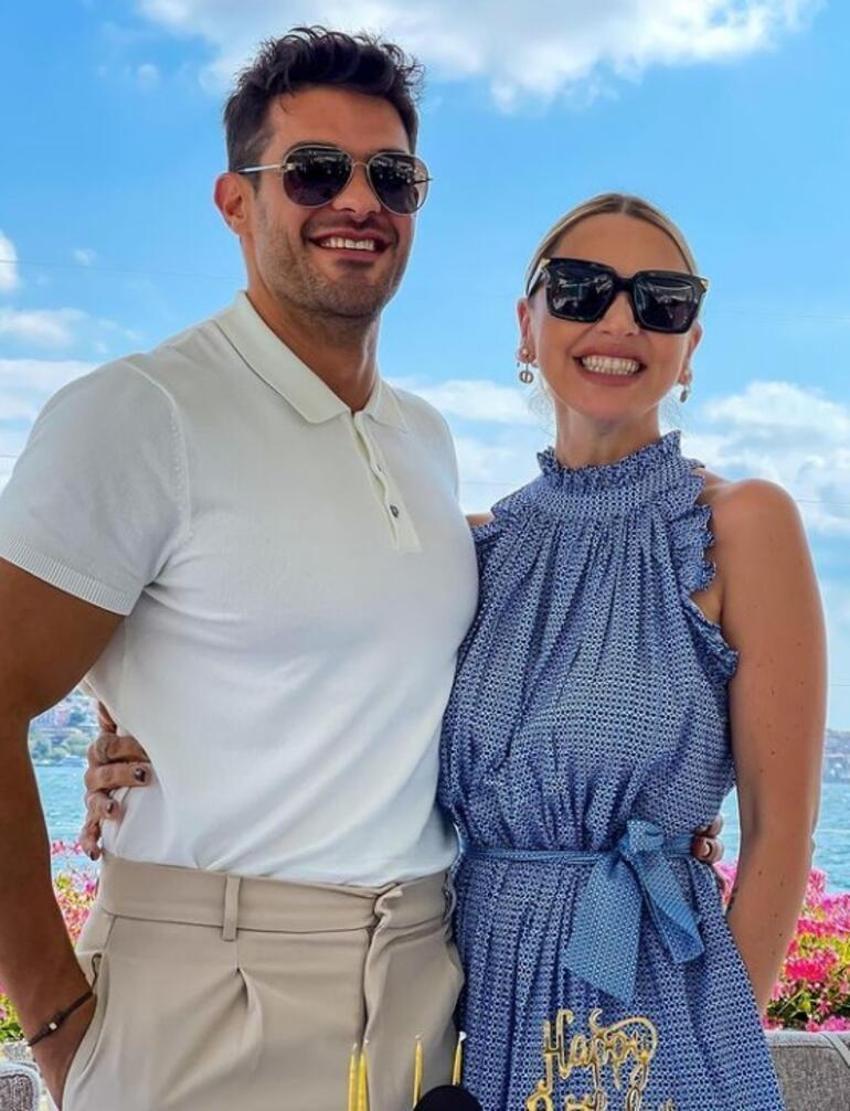 Hadise'ye sevgilisi Mehmet Dinçerler'den aşk dolu kutlama!