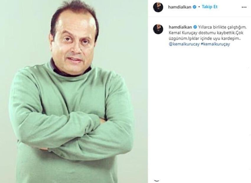 Kemal Kuruçay'ın ölümü ünlüleri yasa boğdu