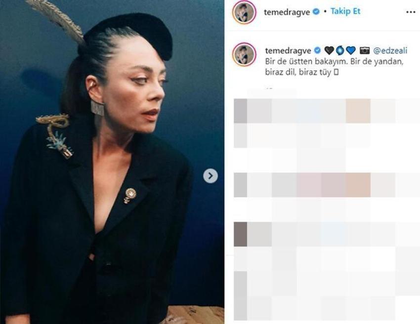 Demet Evgar'ın iddialı pozlarına yorum ve beğeni yağdı!