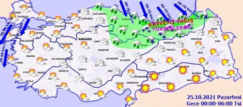 Kar bu gece geliyor! Meteoroloji son dakika kodu ile duyurdu, hazır olun, çok kuvvetli olacak, günlerce...