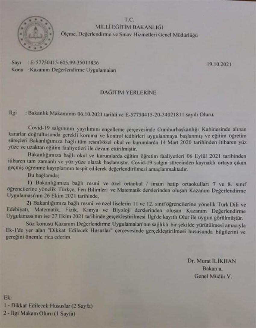 MEB resmen duyurdu! Yarın başlıyor, 7, 8, 11 ve 12'nci sınıflar...