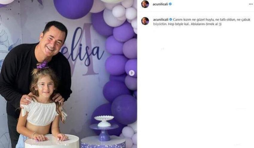 Acun Ilıcalı'dan kızı Melisa'ya: Ne çabuk büyüdün!