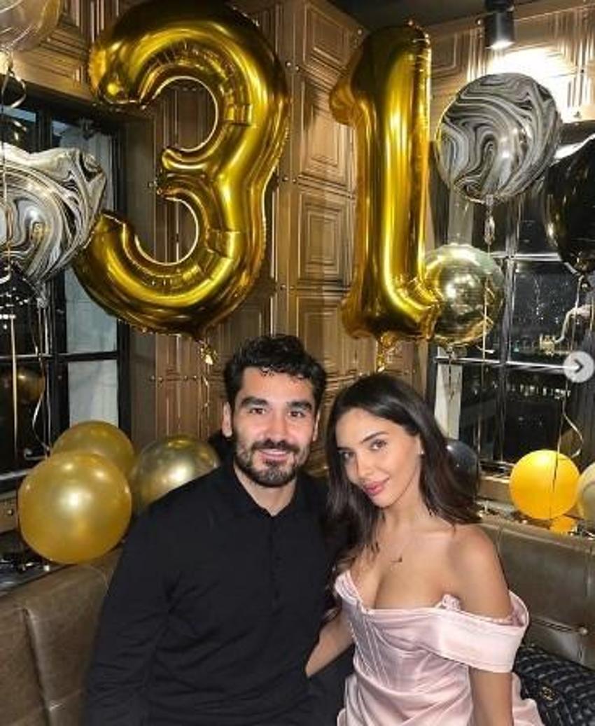 İlkay Gündoğan'a İtalyan sevgilisi Sara Arfaoui'den romantik kutlama!
