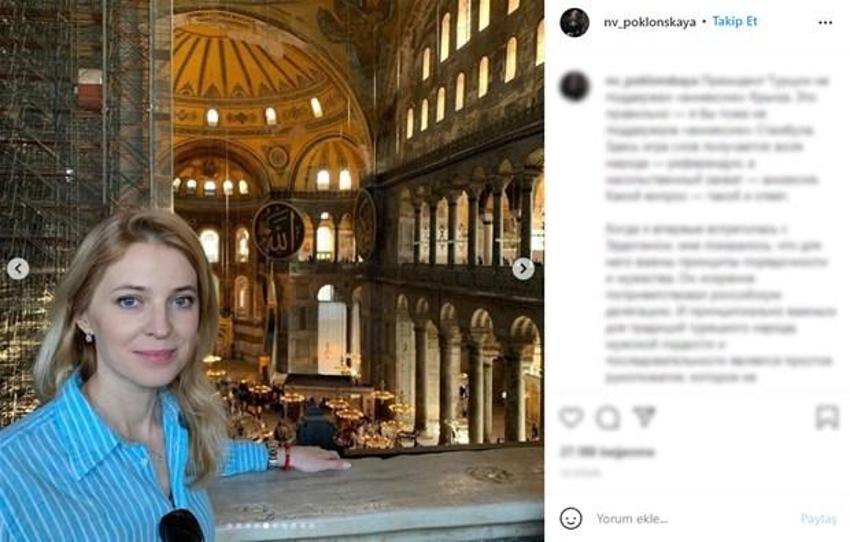 En güzel büyükelçi son paylaşımıyla mest etti! Dikkat çeken Ayasofya detayı